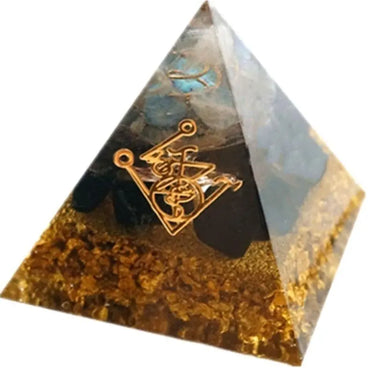 Cleansing Black Obsidian Orgonite Pyramid-Your Soul Place